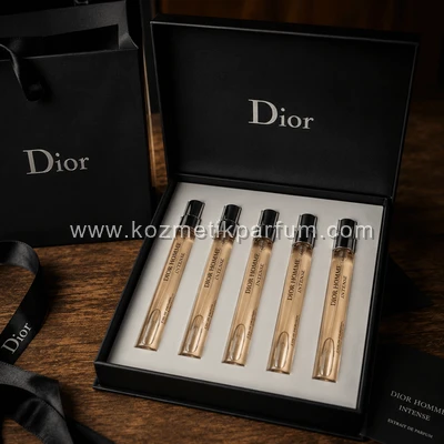 CHRİSTİAN DİOR HOMME İNTENSE ÇANTA SETİ ( 5 X 7,5 ml ) Extrait Parfüm