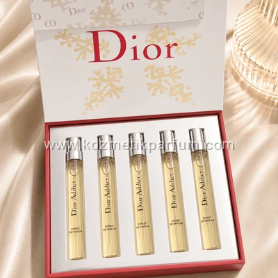 CHRİSTİAN DİOR ADİCT ÇANTA SETİ ( 5 x 7,5 ml ) Extrait for Parfüm