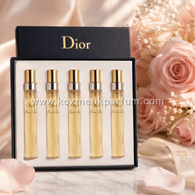 CHRİSTİAN DİOR MİSS DİOR EDP ÇANTA SETİ ( 5 x 7.5 ml ) Çanta boy Parfüm