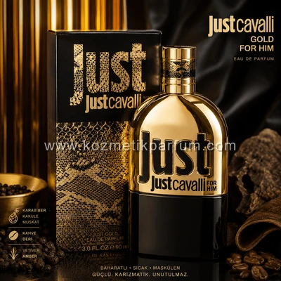 Roberto Cavalli Just Cavalli GOLD EDP 90 ml Parfüm