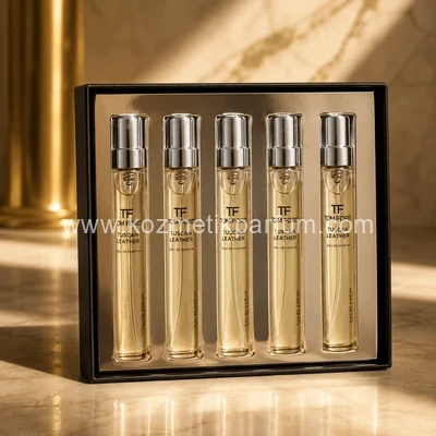 Tom Ford Tuscan Leather Çanta Seti ( 5 x 7,5 ml ) Parfüm